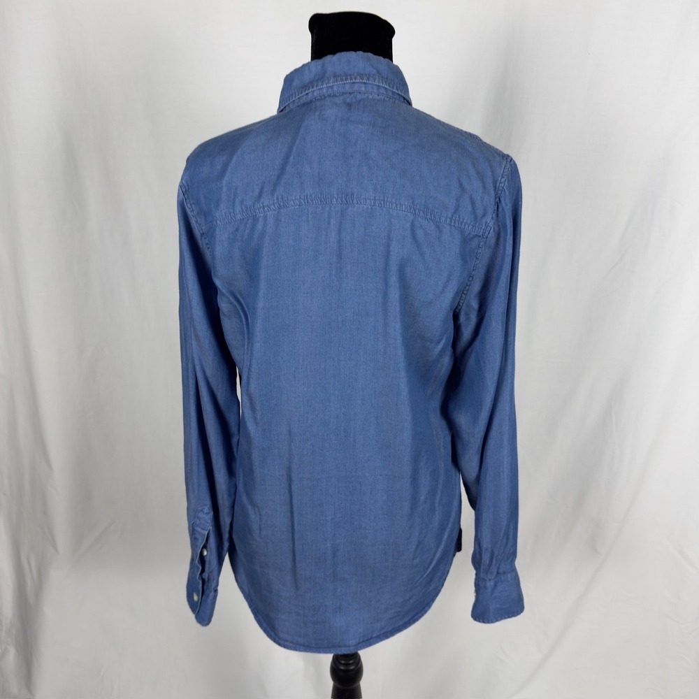 Tradlands Blue Lightweight Button Down - Women's S‎ - Picture 2 of 8